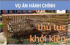 Khiếu nại, khởi kiện vụ án hành chính.
